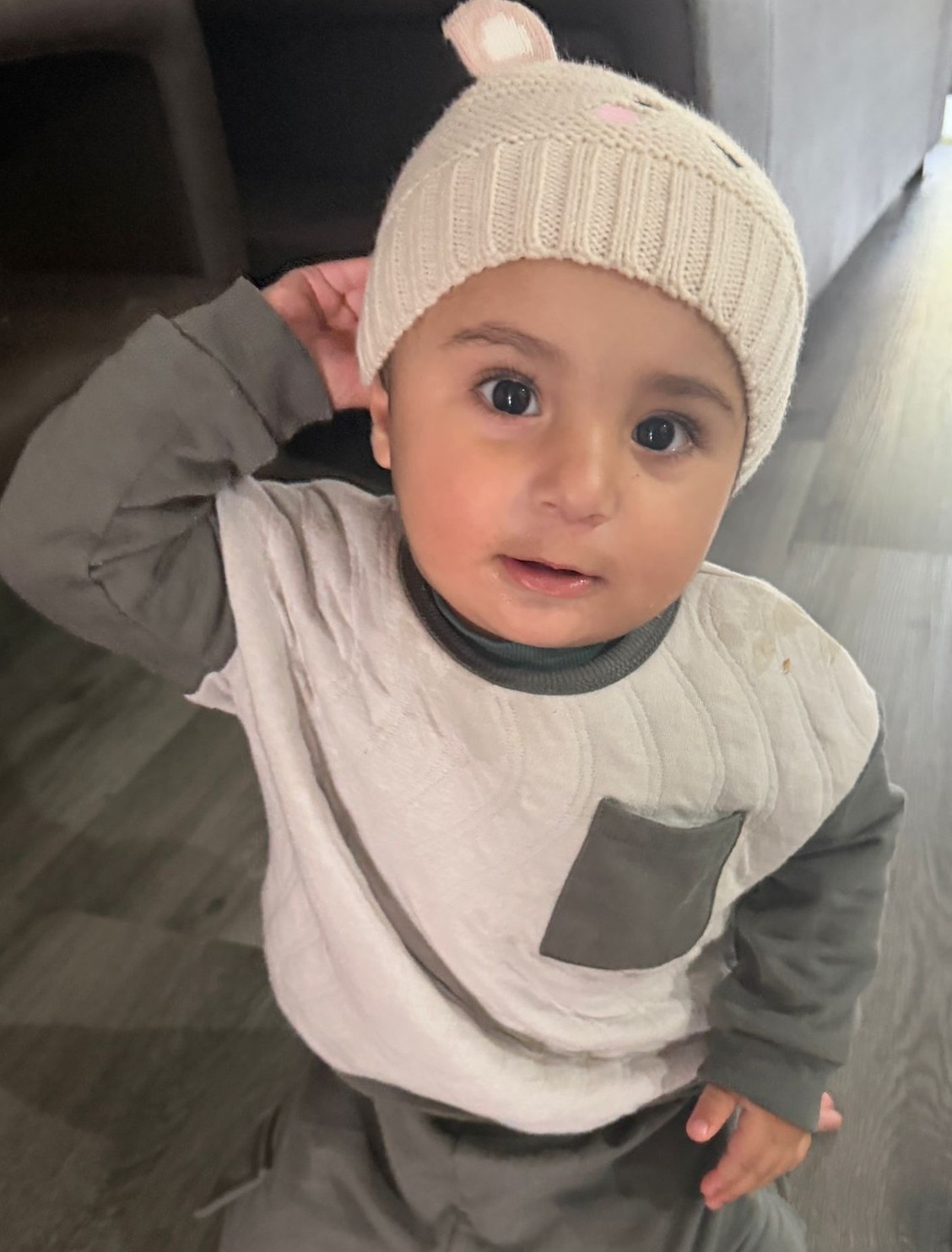Tayyab standing with beanie